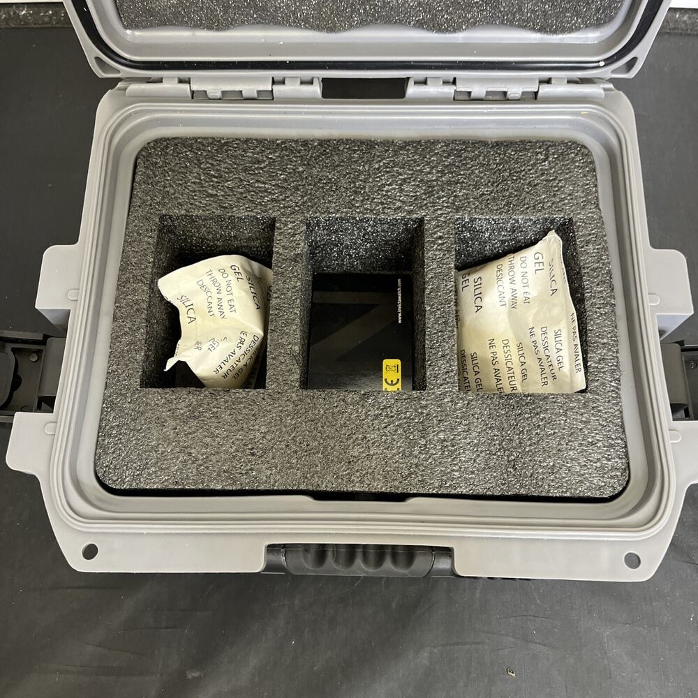 Invicta 3 SLOT Impact Watch Case Storage Collector Dive WaterProof DC8PATCH Grey - Picture 9 of 13